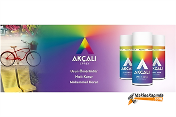 Akçalı 000 Sprey Boya Parlak Vernik 400 Ml 