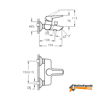 Artema A42444 Solid S Banyo Bataryası