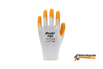 Beybi PN5 Polyester Örme Nitril İş Eldiveni