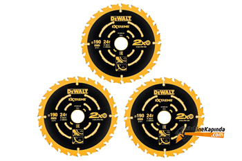 Dewalt 3 Parça Daire Testere Bıçağı 190MM DT10399