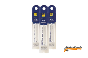 Master FM1101 Maket Bıçağı Ağzı 18 MM 0.50 mm (10 Ad)