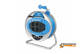 Master 505410 Kablolu Makara Extra Metal Gövde 3x1,5mm 20 Mt