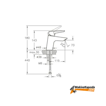 Artema A42440 Solid S Lavabo Bataryası