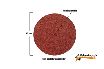 Cmc CMC3991 Cırtlı Zımpara Pedi 115x40 Kum (1 Adet)