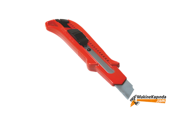 Master FM1003 Maket Bıçağı Kırmızı Metal 18 mm