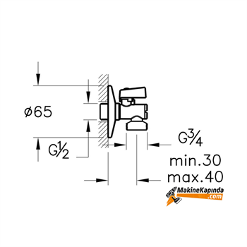 Artema A45228 Filtreli Çamaşır Musluğu