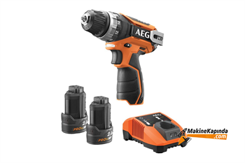 Aeg BS 12 C2 Li 12V 2.0 Ah Çift Akülü Matkap Vidalama