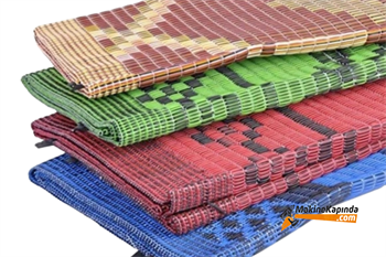 Katlanabilir Sık Dokulu, İzole Özellikli Plastik Hasır Kilim (180x260 Cm)