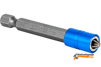 Tyson PH2X65 mm S2 Çeliği Tek Yönlü Mıknatıs Uçlu Bits Uç (1 Adet)