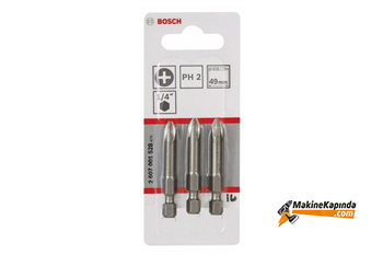 Bosch ExtraHard PH2x49 mm 3lü Ekstra Sert Vidalama Ucu