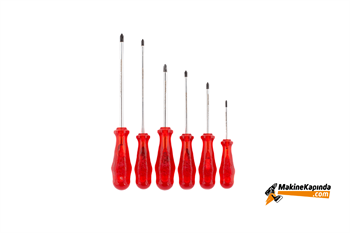 İzeltaş 4120 Kraft Seri 6 Parça Yıldız Tornavida Seti