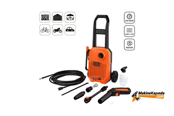 Black+Decker BEPW1650-QS 1650 W 120 Bar Basınçlı Yıkama Makinesi