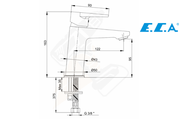 ECA 102188111 Dalia Lavabo Bataryası