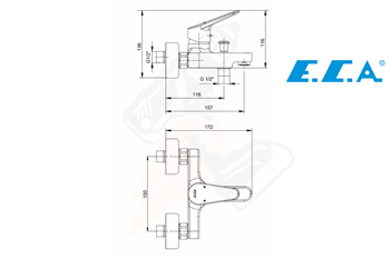 E.C.A. 102102494 Spylos Banyo Bataryası