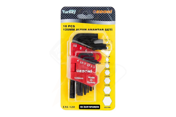 Eltos Edoni 120 Mm Allen Set 10 Parça