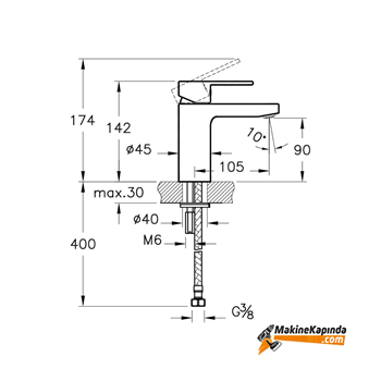 Artema A42532 Fold S Lavabo Bataryası