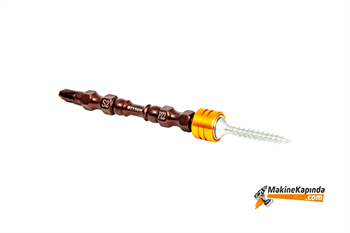 Tyson PZ2X65 mm S2 Çeliği Çift Yönlü Mıknatıs Uçlu Bits Uç (TYS9682)