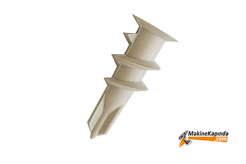 Turbolet Plastik Sivri Uçlu Dübel 30 mm