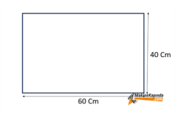 Toz ve Çamur Sıyırıcı Kapı Önü Kauçuk Paspas 40x60 Cm