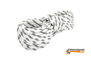 İpek İskota Örme Halat 12 mm - Gemici Halatı - Salıncak İpi (1 metre)