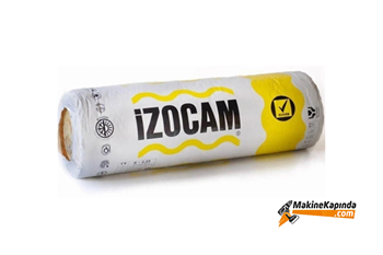 İzocam Camyünü 10 cm. Çatı Şiltesi (folyosuz) 120 cmx8 mt (9,60 M2/rulo)