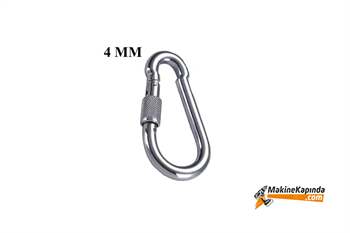 Karabina Galvaniz Vidalı 4 Mm
