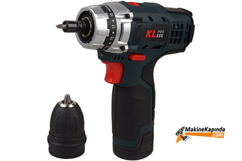 KLpro KLNM1020 12 V 2.0 Ah Şarjlı Darbesiz Vidalama/Matkap