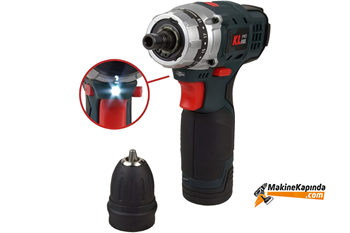 KLpro KLNM1020 12 V 2.0 Ah Şarjlı Darbesiz Vidalama/Matkap