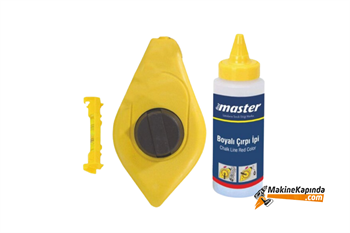Master Boyalı Çırpı İpi Kırmızı 30 Metre