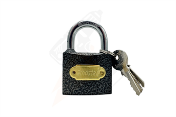 Master Gri Kaplama Asma Kilit 38 MM