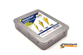 Master Kademeli Matkap Ucu 3 Parça Set 530670