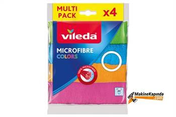 Vileda 4lü Mikrofiber Colors Temizlik Bezi