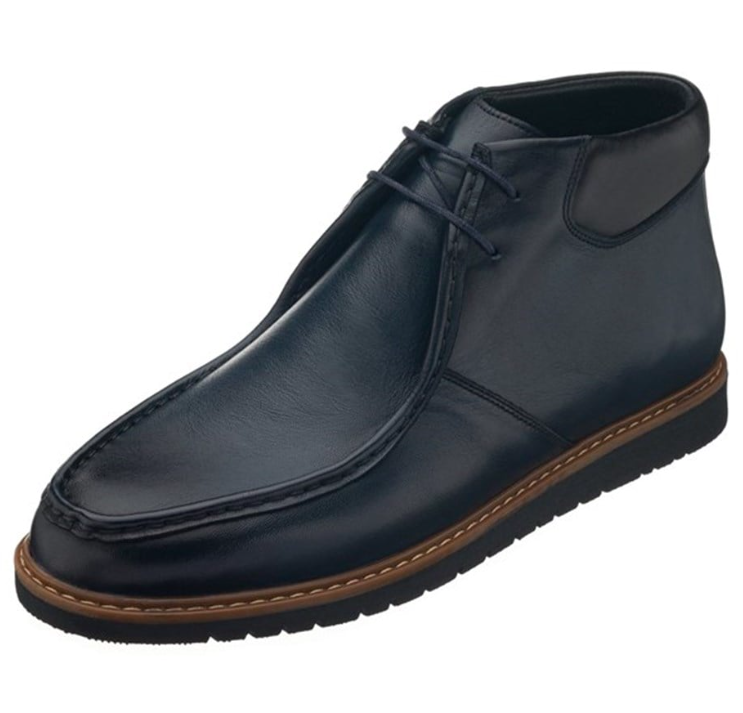 mens navy blue chukka boots