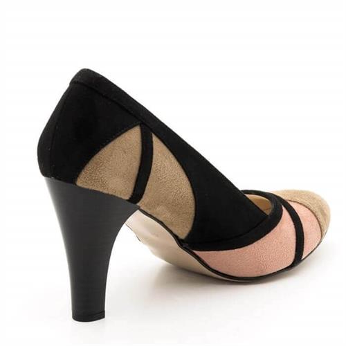 Büyük Numara Abiye Stiletto Ayakkabı 1358 bej