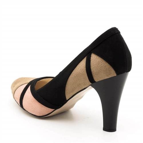 Büyük Numara Abiye Stiletto Ayakkabı 1358 bej