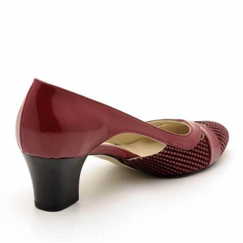 Büyük Numara Kadın Stiletto 5389 Bordo
