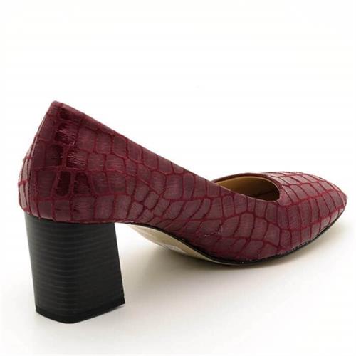 Büyük Numara Kadın Stiletto Ayakkabı 2018 Bordo