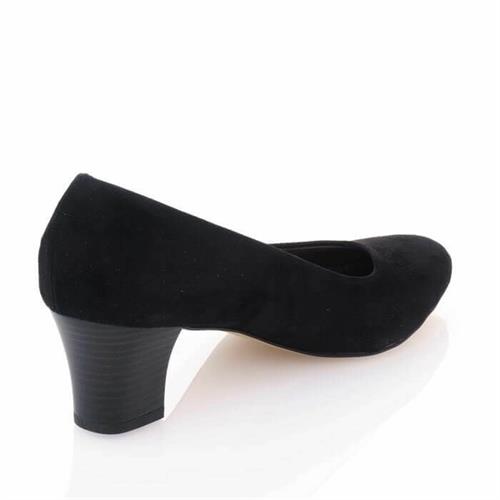 Büyük Numara Kadın Stiletto ayakkabı 1023 Siyah