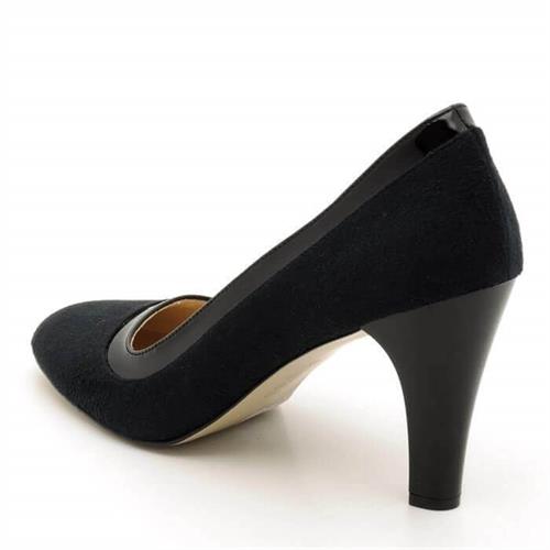 Büyük Numara Kadın Topuklu Abiye Stiletto 1973 Siyah
