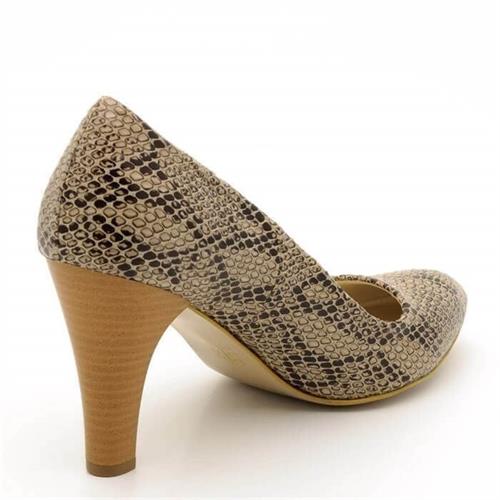 Büyük Numara Stiletto Abiye 1071 Yılan Baskı