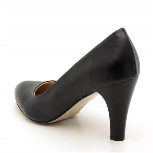 Büyük Numara Stiletto Abiye Ayakkabı 1071 Siyah