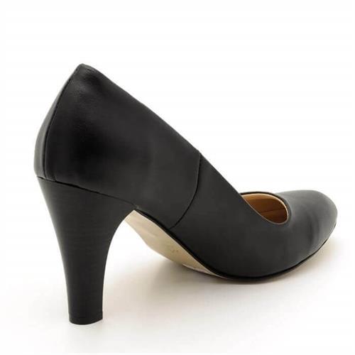 Büyük Numara Stiletto Abiye Ayakkabı 1071 Siyah