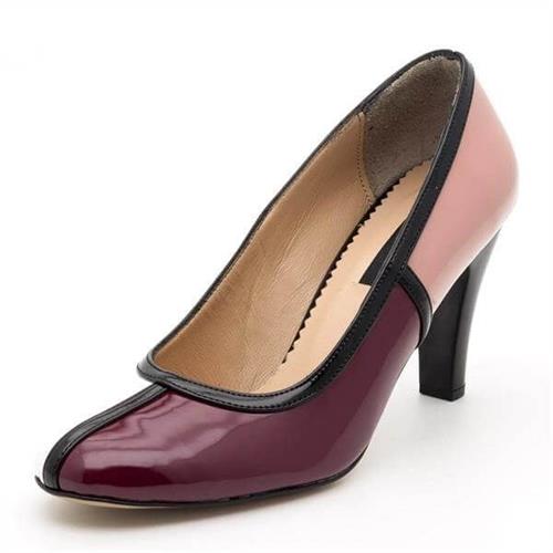 Büyük Numara Topuklu Stiletto Kadın Ayakkabısı 19356 Çok Renkli