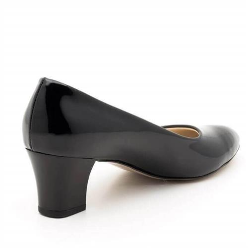 Kısa Topuklu Abiye Büyük Numara Stiletto 1023 Siyah