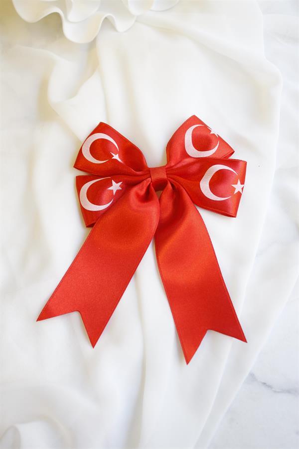 Ay Yıldız Fiyonk Toka - Kırmızı