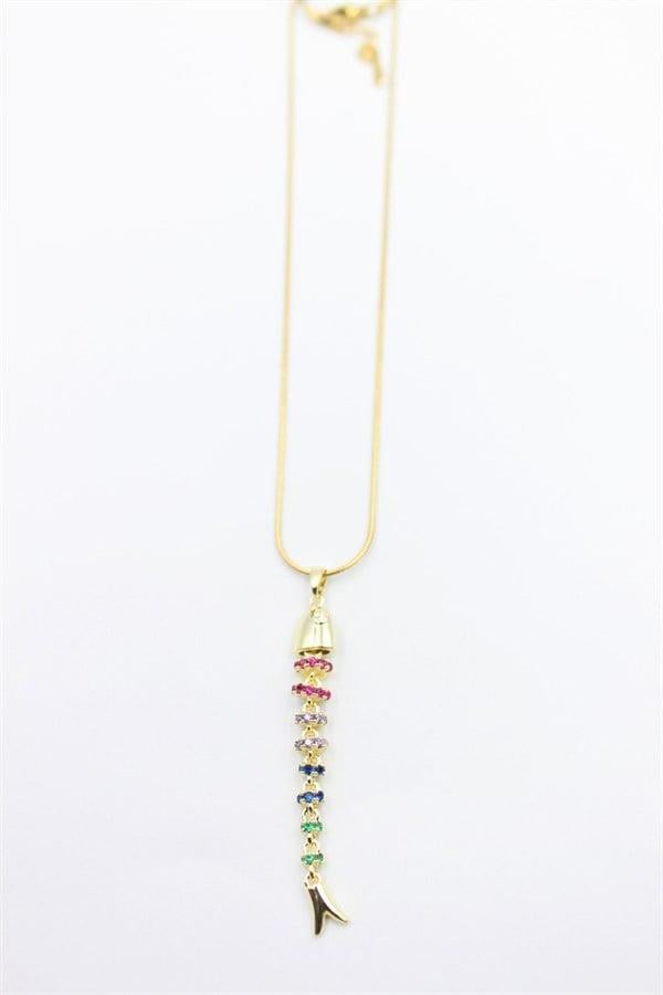 Balık Kolye - Altın