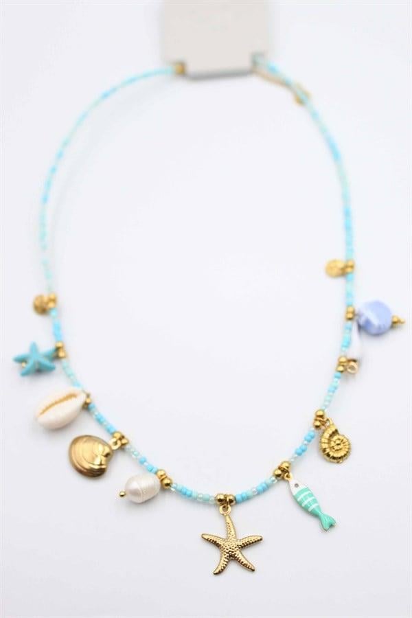 Charm Deniz Kolye - Turkuaz