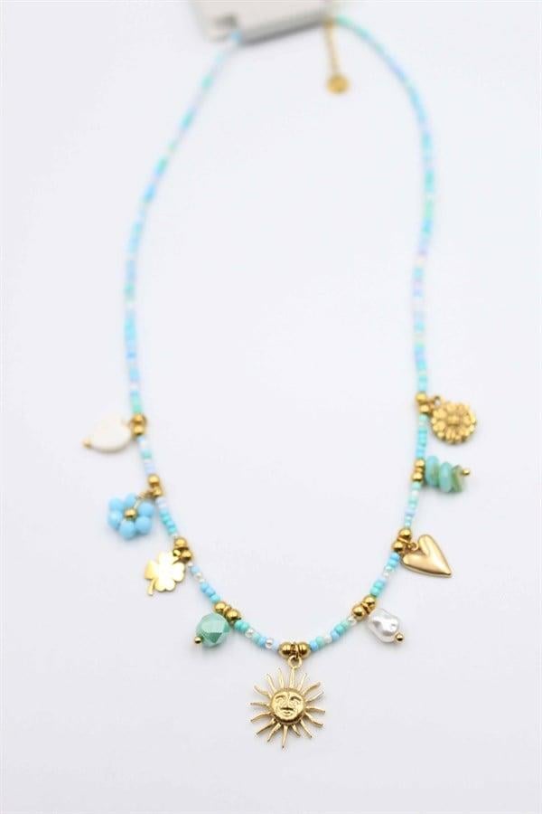 Charm Deniz Kolye - Turkuaz