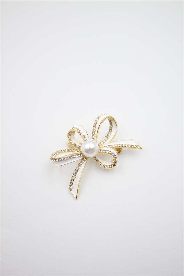 Çiçek Broş - Altın