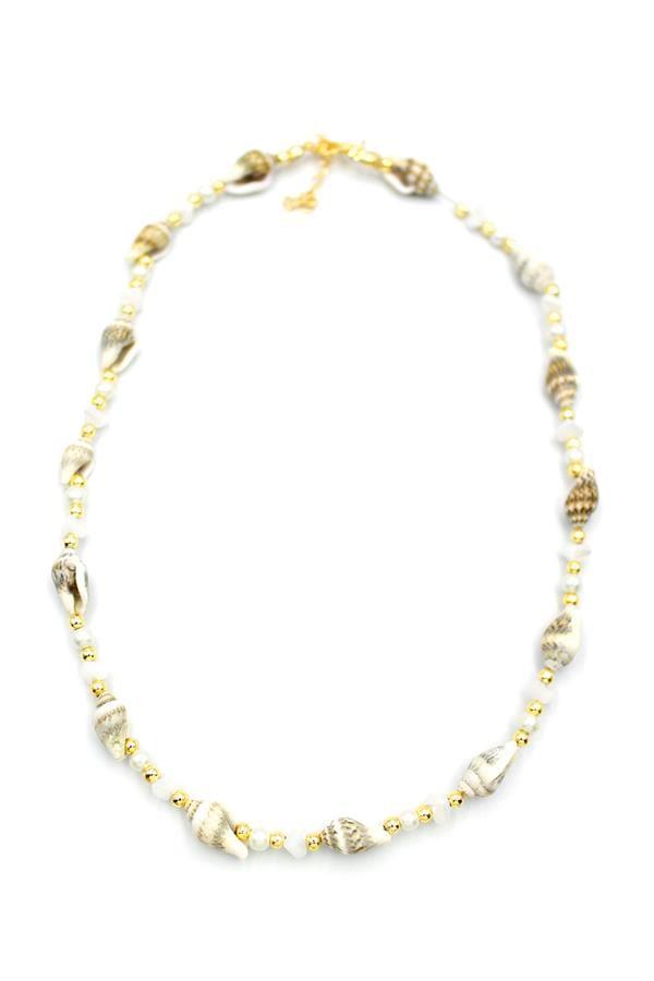 Deniz Kabuğu Kolye - Beyaz